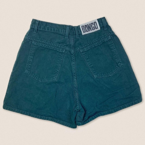 BONGO Pants - Vintage green BONGO denim mom jean shorts 24” 25”
